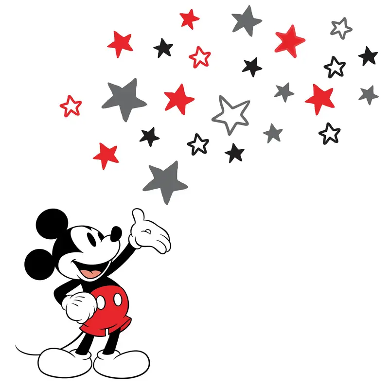 Magical Mickey Wall Decal Set 1
