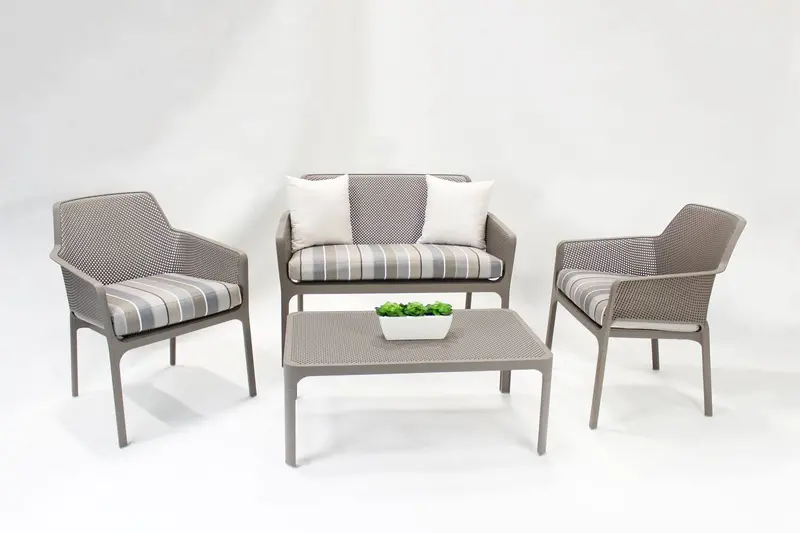 Nardi Beige All-Weather 4-Piece Outdoor Conversation Set 1