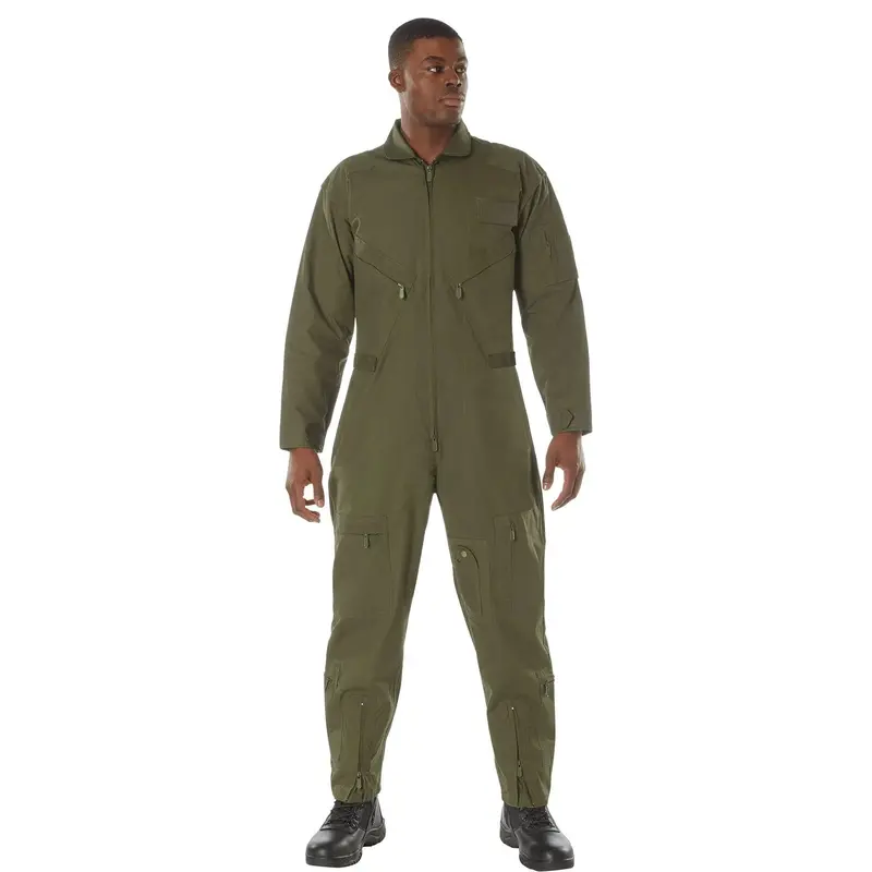 Olive Drab Cwu-27/P Flight Suit – Rothco Men'S Heritage Aviation Gear 1