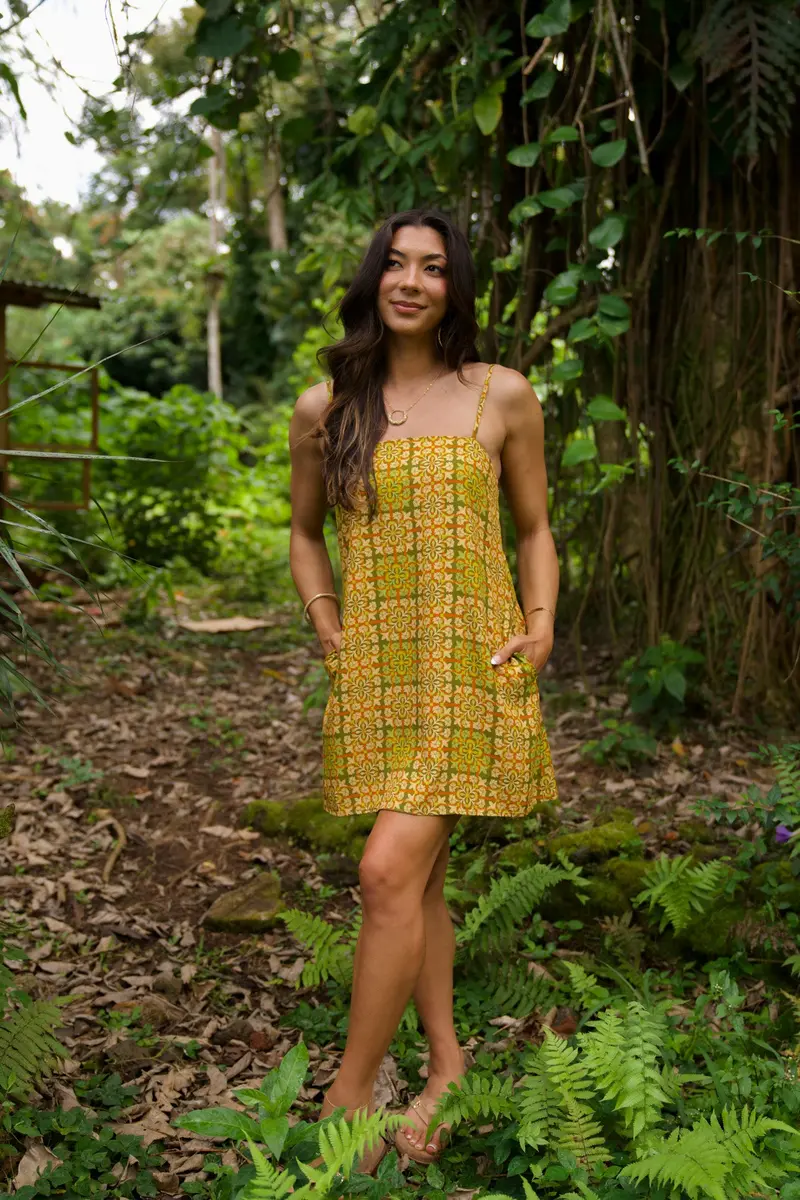 Palaka Quilt Pineapple Tita Dress 1