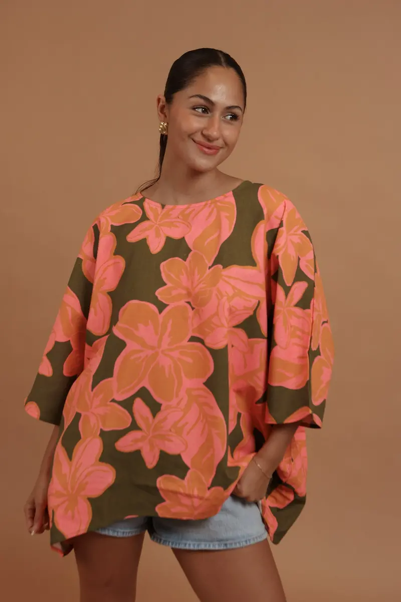 Pua Melia Guava Makuahine Blouse 1