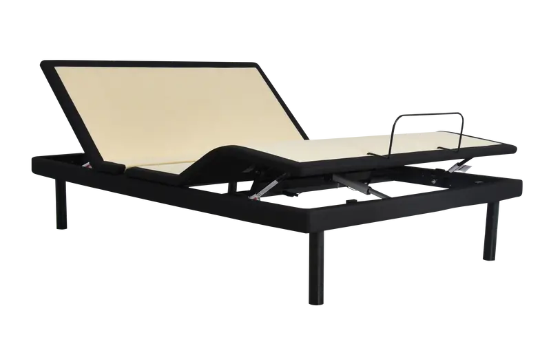 Queen Reflexion Arc Adjustable Foundation – Sleek Black Design 1
