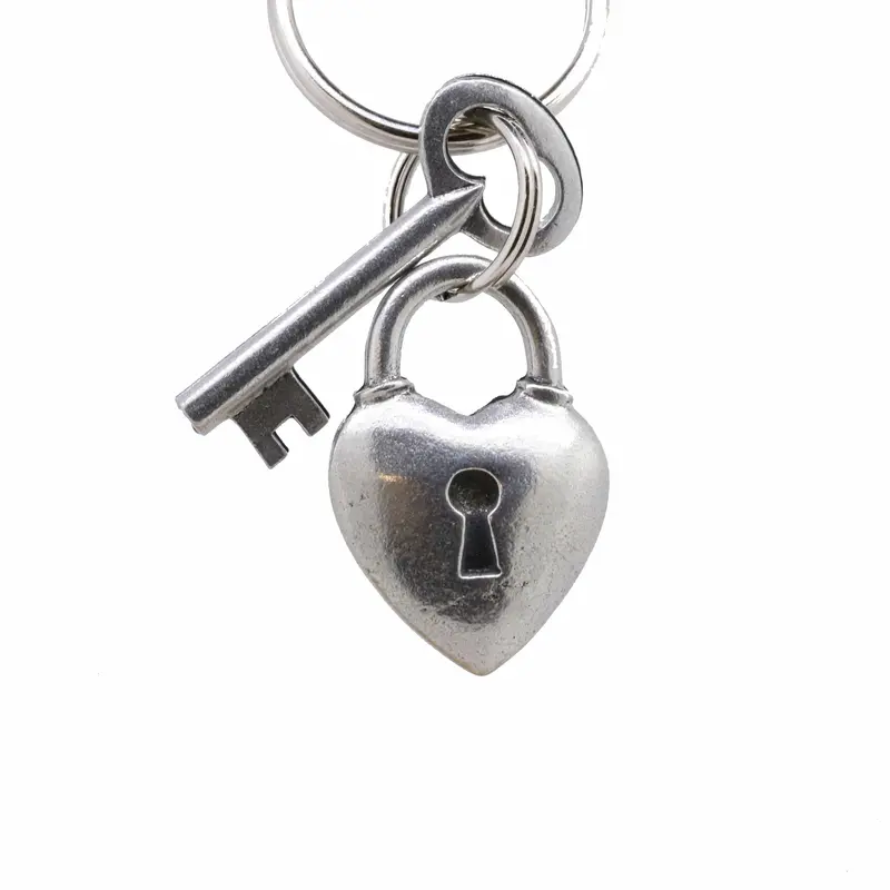Romantic Key To My Heart Keychains 1