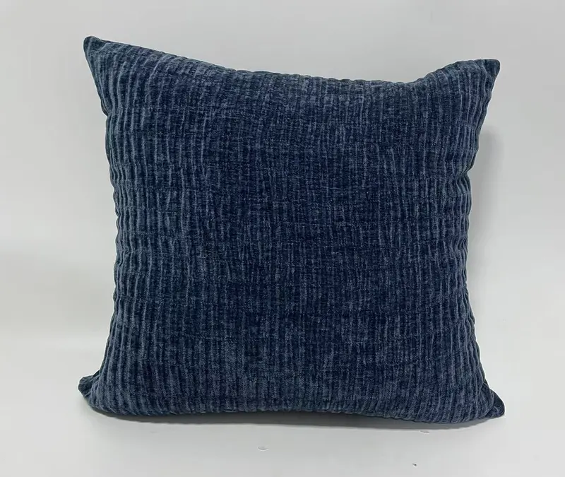 Rustic Charm Blue 18" X 18" Decorative Cushion 1