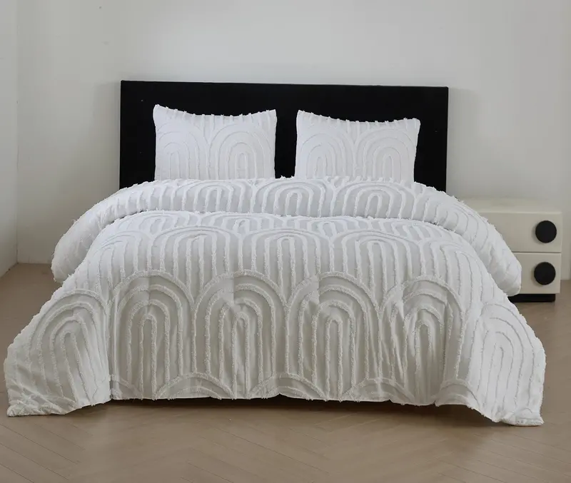 Rustic Charm White 5-Piece Queen Comforter Set 1