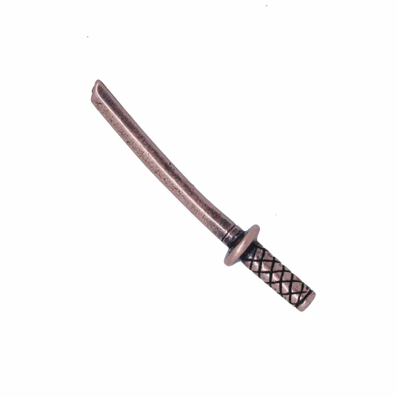 Samurai Sword Design Copper Lapel Pin 1