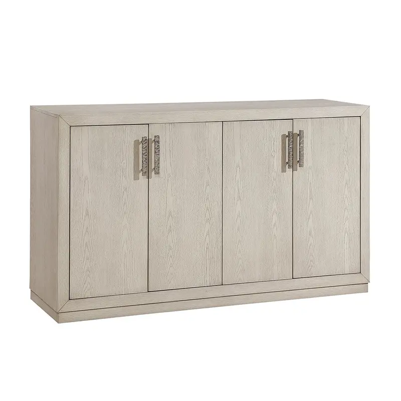 Savona Server With Antique White Painted Finish 1