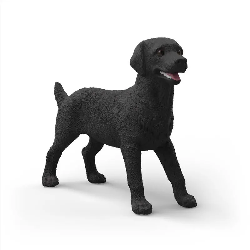 Schleich Labrador Retriever Figurine – Realistic Black Female Dog Model 1