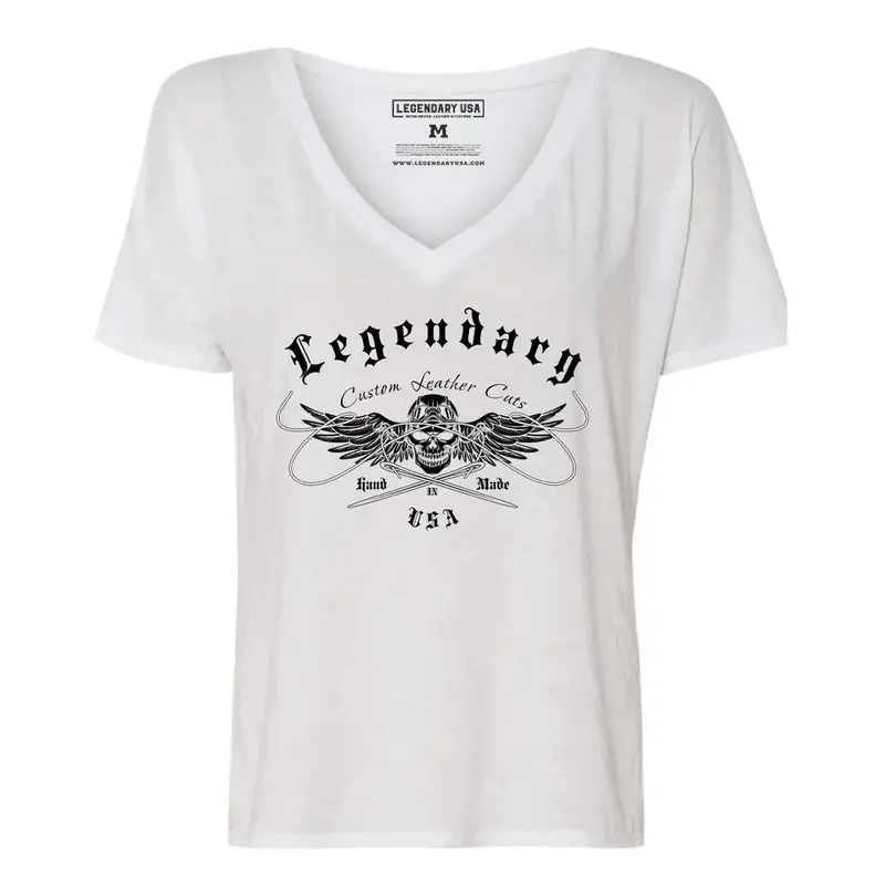 'See No Evil' Slouchy V-Neck T-Shirt For Women – Legendary Usa 1