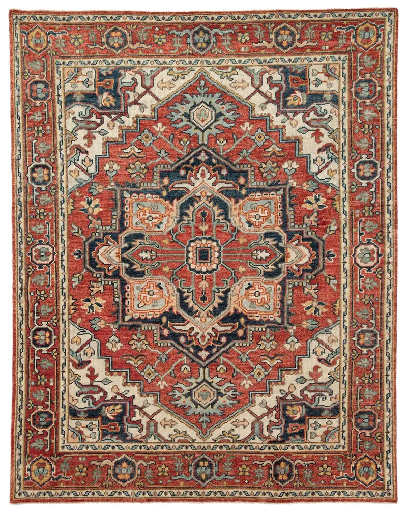 Skalkota Viii Red And Multicolor 10' X 14' Area Rug 1