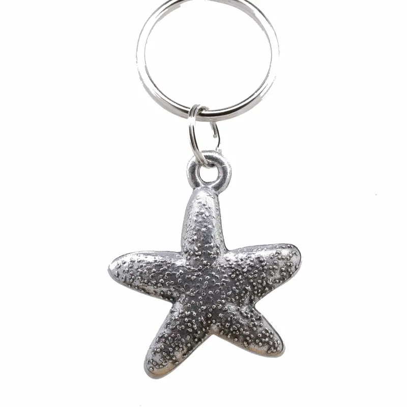 Starfish Charm Keyring 1