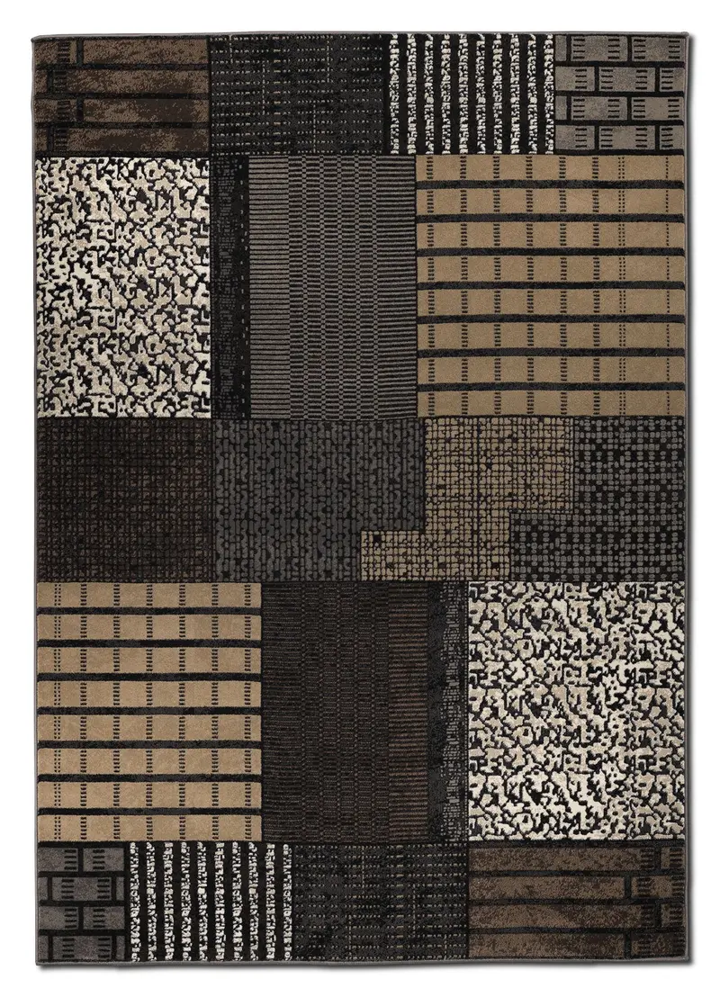 Suitable Brown 5' X 8' Area Rug 1