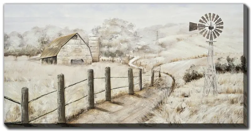 Take Me Home Light Brown And Beige Wall Art – 56" X 28" 1
