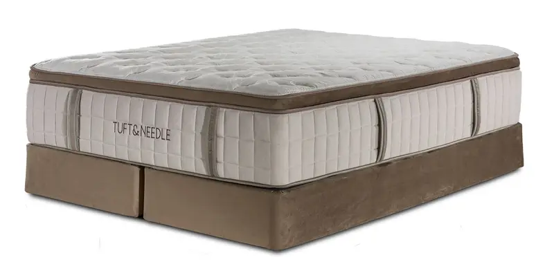 Tuft & Needle Notch Euro Top Medium Queen Mattress + Split Box Spring Set 1