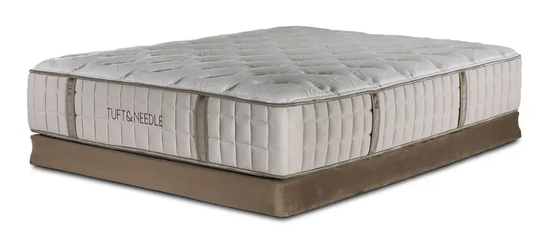 Tuft & Needle Toile Tight Top Firm Queen Mattress + Low-Profile Box Spring Set 1