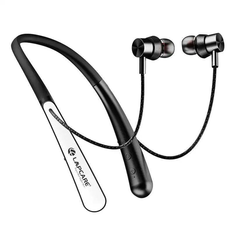 Wooband Lnb-630 Black Premium Wireless Neckband Earphones 1