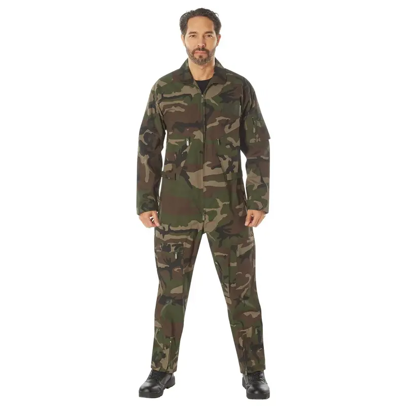Woodland Camo Cwu-27/P Flight Suit – Rothco Tactical Aviation Suit 1